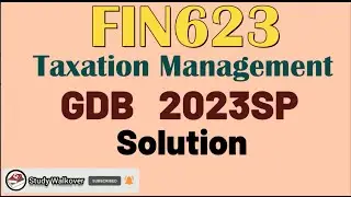 FIN623 GDB Solution 2023SP|FIN623 GDB solution|VU GDB solution|
