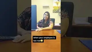When your employee is too real