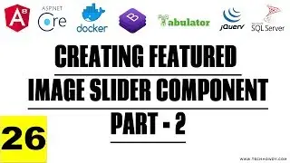Featured Image Slider - Angular 8 | Asp.Net Core 2.2 - Feature Slider Component - Part - 2