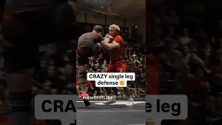CRAZY single leg defense 🤯🤯