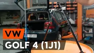 Как заменить амортизатор багажника на VW GOLF 4 (1J1) [ВИДЕОУРОК AUTODOC]