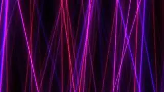 4K Fly Through Retro Futuristic Synthwave Neon Glow Light Laser Beams