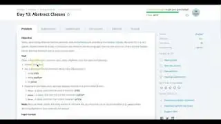 Hackerrank 30 days of code Java 8 Solution: Day 13: Abstract Classes