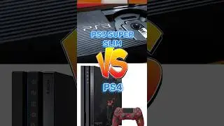 🕧 PS3 SUPER SLIM VS PS4 #shorts #PlayStation #ps4