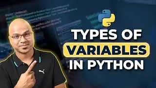 #52 Python Tutorial for Beginners | Types of Variables