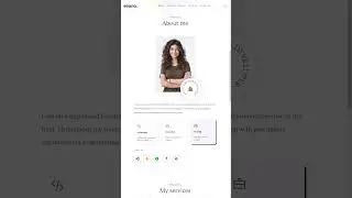 Eliana Portfolio Website HTML CSS #shorts  #coding