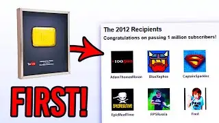 Who Got The FIRST Gold Play Buttons On YouTube? (ANSWERED!)