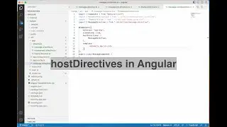 hostDirectives in Angular
