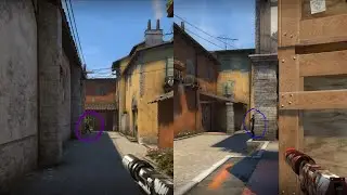 CS GO - 1 second 2 peeks