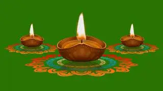 Deepam green screen video | Diwali Diya Green Screen 4k free -youtube