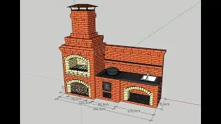 ПРОЕКТ комплекса барбекю МК R 78 radius 2 ARTECO. Проект, порядовка