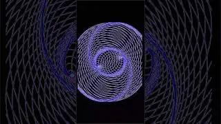 The art of physics:  Doppler effect visualization using new Doppler code for two objects. 