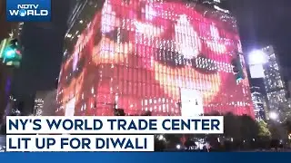 Diwali Celebrations In New York | New York's World Trade Center Lit Up For Diwali