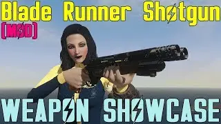 Fallout 4: Weapon Showcases: Blade Runner Shotgun