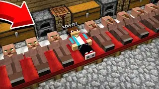 ТЕПЕРЬ МЫ С ЖИТЕЛЯМИ ЖИВЁМ В ОДНОМ БОЛЬШОМ ДОМЕ В МАЙНКРАФТ | Компот Minecraft