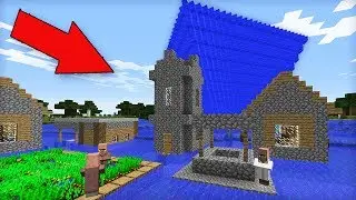 Я СПАС ДЕРЕВНЮ ЖИТЕЛЕЙ ОТ НАВОДНЕНИЯ В МАЙНКРАФТ | Компот Minecraft