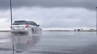 JDM Legacy GT sliding in the rain