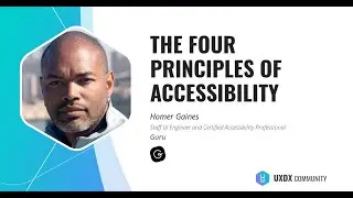 The Four Principles of Accessibility