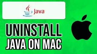 How to UNINSTALL JAVA on MAC | Remove Java (JDK) Completely from macOS 2024 | Remove Java from Mac