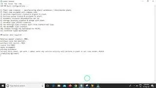 SAP MM Basic configurations & master data