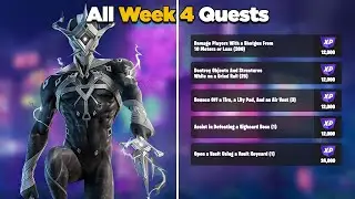 Fortnite All Week 4 Season Quests Guide - Chapter 4 Season 2