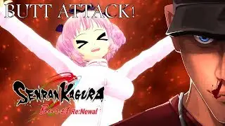 SENRAN KAGURA Burst ReNewal LEGENDARY BUTT ATTACK! | Let's Play SENRAN KAGURA Burst ReNewal Gameplay