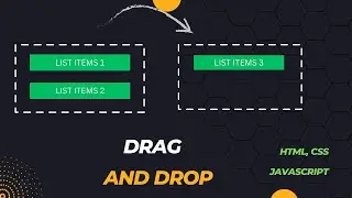 How To Create Drag & Drop Using HTML CSS And JavaScript | Drag And Drop In JavaScript | Hindi