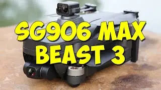 New SG906 MAX Beast 3. Quadrocopter with laser obstacle sensor! 3-axis suspension.