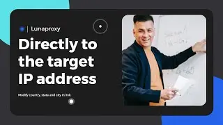 Another way to get Lunaproxy dynamic residential proxy, modify city and country
