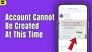 Could Not Create Account Your account cannot be created at this time | Apple ID Problem 2024 |