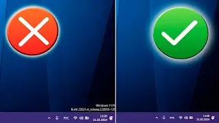 Как убрать надпись версия Windows и номер сборки на рабочем столе