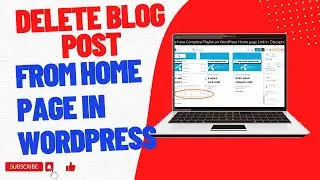 how to remove blog posts from homepage wordpress