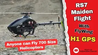 H1 GPS Flight Controller on GooSky RS7 3D Helicopter – Maiden Flight Test