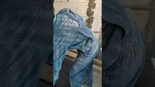 Установка маяков на цементно-известковый раствор. Лестничный марш.