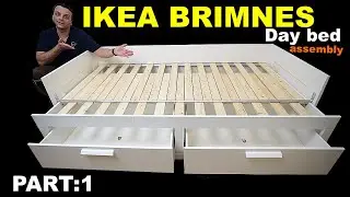 IKEA BRIMNES Day bed assembly instructions / PART 1