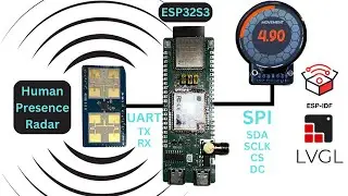 ESP32S3 HLK-LD1125H Human Presence Sensor