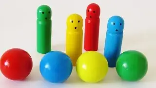 Baby toy learning video learn colors with wooden toys for babies toddlers preschoolers learn english