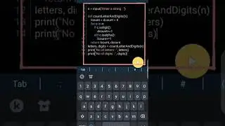Python code to count number of letters and numbers in string | 