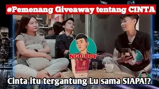 Bacain Koment Giveaway tentang CINTA with. Arizky || Part. 1 ||Ngoboy TV