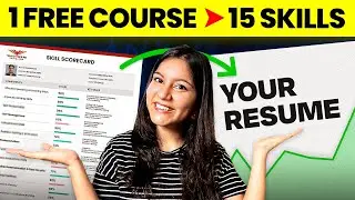 BOOST Your Resume 📈 FREE Course + Certificate for Freshers