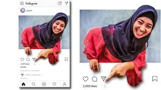 OUT FROM INSTAGRAM | 3D creative instagram | Picsart editing tips