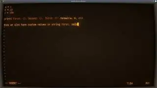 Python ASMR - Simple String Formatting - No Talking