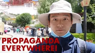 1 day trip in Tibet | Propaganda is EVERYWHERE | No drone can fly because of him | Tibet VIP Lounge