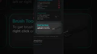 Photoshop Brush Tool CHEAT SHEET! Tips & Tricks