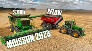 🤠 Les Filles à la MOISSON 2023 au Transbo & à la BENNE + S780i dans des BEAUX BLÉS ! 🌾