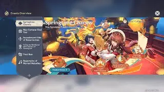 Springtime Charms Event - Lantern Rite 2025 - Genshin Impact Version 5.3