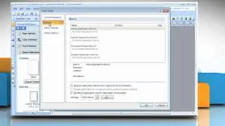 Microsoft® Publisher 2007: View or change add-in security settings on Windows® 7