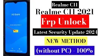 Realme C11 2021 FRP Bypass/Android 11/Without Pc /RMX3231/New Method /Youtube Update. How to C11 Frp