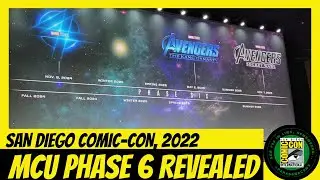 Introduction of Phase 6 MCU Announcement Hall H Marvel Panel San Diego Comic-Con (SDCC) 2022