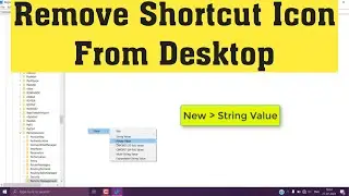 How To Remove Shortcut Icon From Desktop